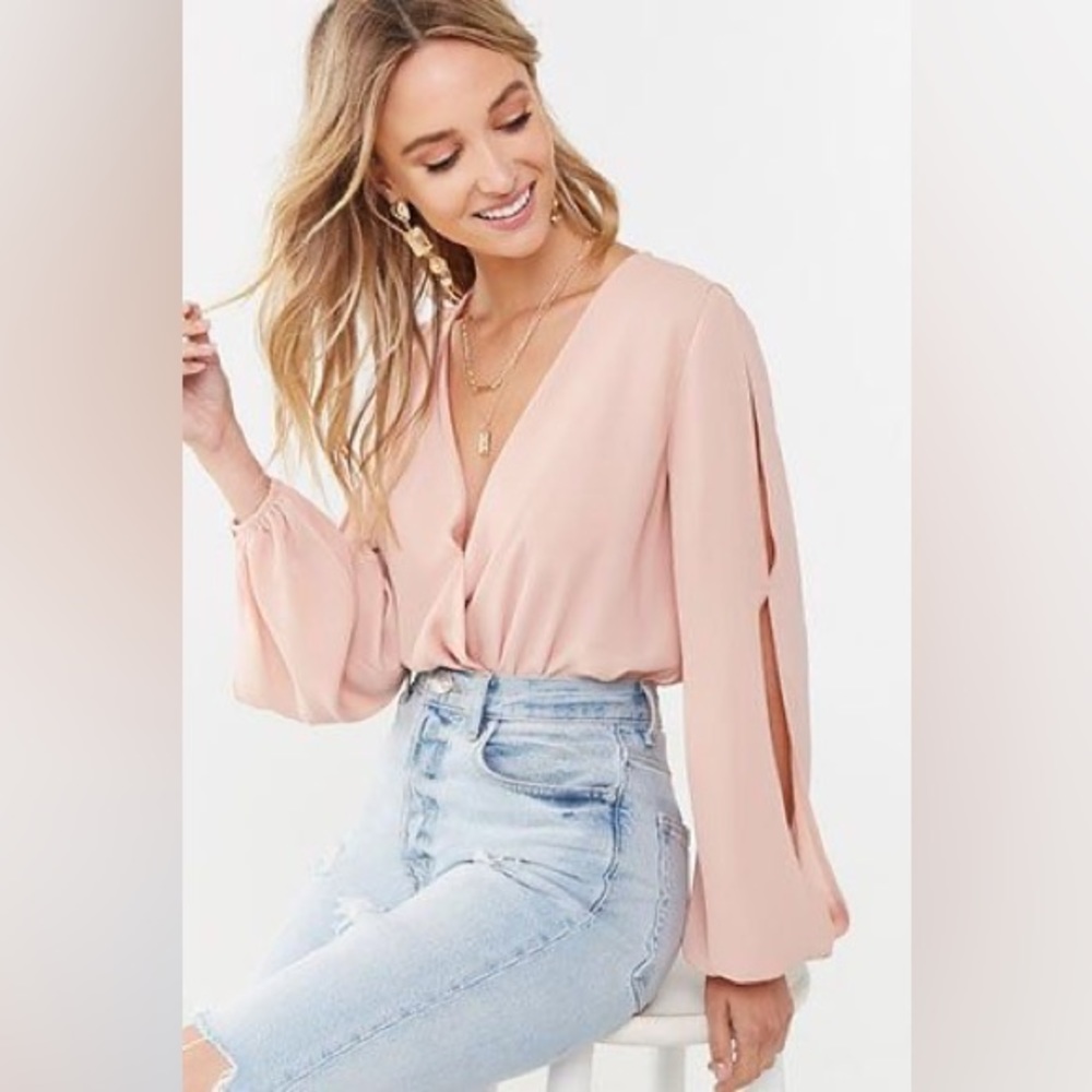 Forever 21 Open Sleeve Body Suit Women’s Small
